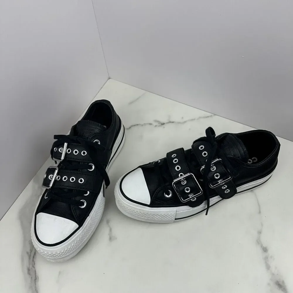 Converse Chuck Taylor All Star x CTAS Lift Buckle x Ox Leather Platform x Women’ - Picture 3 of 7